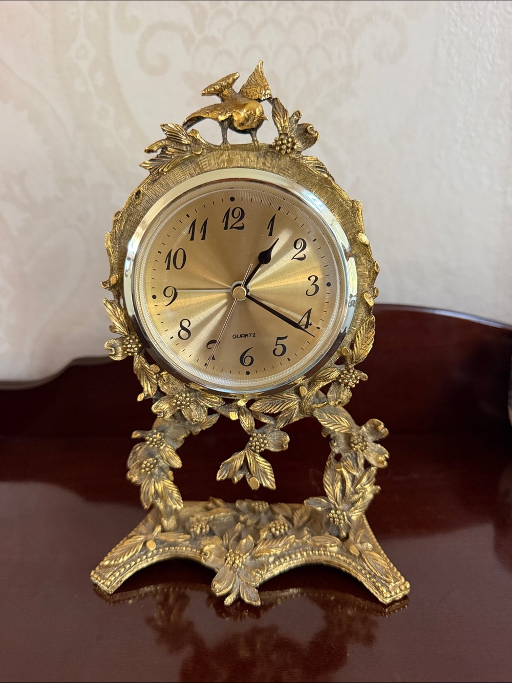 Vintage Matson Hollywood Regency alarm clock